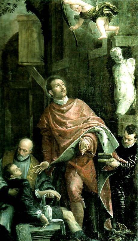 Paolo  Veronese st. pantaleon heals a sick boy